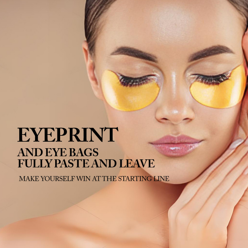 Eye Patches Manufacturer - 60-Piece Set 24K Golden Crystal Anti-Aging Collagen Gel Sheet & Private Label