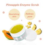Pineapple Enzyme Scrub Gel Manufacturer - Vegan Herbal Anti-Wrinkle Whitening Acne Sensitive
