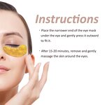 24K Gold Silicone Eye Mask Manufacturer - Anti-Aging Brightening Fine Lines Dark Circles OEM