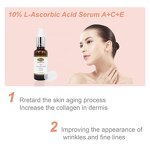 L-ascorbic Acid Serum Manufacturer - 10% Vitamin C E Anti-Aging Dark Spot Corrector