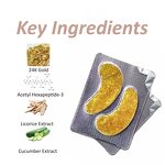 24K Gold Silicone Eye Mask Manufacturer - Anti-Aging Brightening Fine Lines Dark Circles OEM