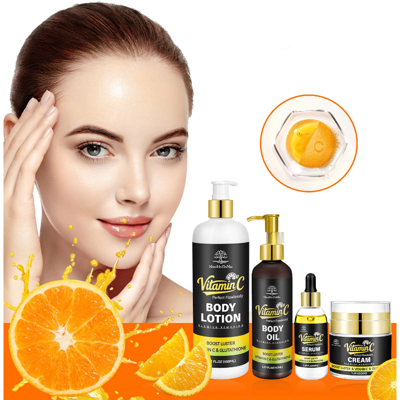 Skin Care Set Manufacturer - Whitening Brightening Vitamin C Facial Spot Removal Anti Aging & Private Label