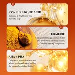 Body Spray Manufacturer - Exfoliating Peel Shot Keratin Care Kojic Acid Turmeric Brighten Skin 200ml & Private Label