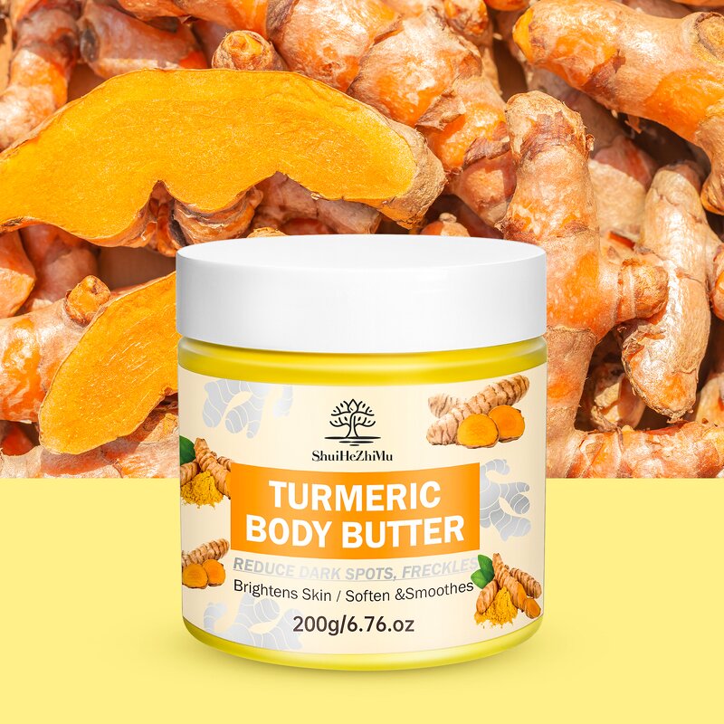 Body Butter Manufacturer - Organic Turmeric Natural Moisturizing Cream Eco Friendly & Private Label Bulk