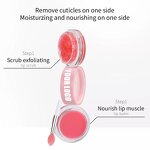 Lip Care Set Manufacturer - Strawberry Lip Balm + Lip Scrub Exfoliator 2 in 1 Vegan & Custom Logo Private Label