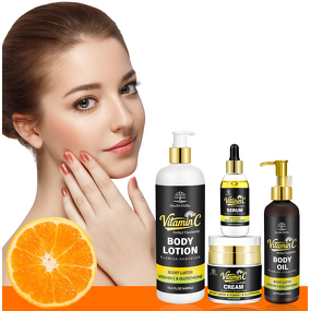 Skin Care Set Manufacturer - VC Korean Natural Face Whitening Brightening Vitamin C & Private Label Organic