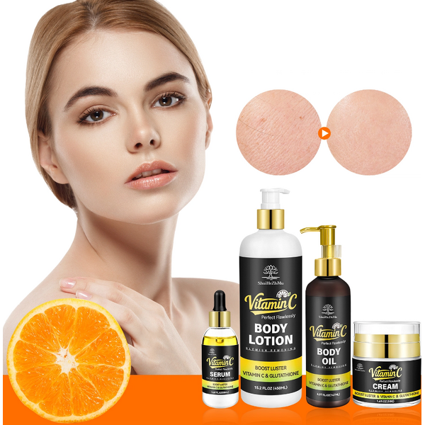 Skin Care Set Manufacturer - Anti-Aging Moisturizing Organic Vegan Face Lightening Whitening Vitamin C & OEM Factory