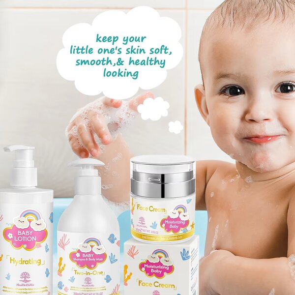 Baby Skincare Set Manufacturer - Professional Moisturizing Natural Organic Ingredients Body Wash Shampoo Cream