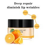 Lip Sleeping Mask Manufacturer - Natural Strawberry Peach Orange Sugar Scrub Hydrating Collagen & Private Label