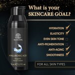 Hand Cream Manufacturer - Organic Hyaluronic Acid Aloe Vera 50ml Anti-Aging Deeply Hydrated Vegan & OEM ODM Private Label