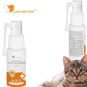 Pet Oral Dental Spray - Modern Antibacterial Cat Dog Tartar Halitosis Dispels Cleaner