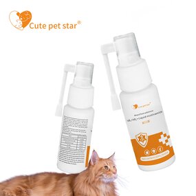 Pet Oral Cleaner Spray - High Efficiency Quick-Drying Teeth Polishing Durable Plastic