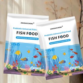 Floating Fish Feed - Micro-Particle Dry Food Tropical Ornamental Goldfish Small