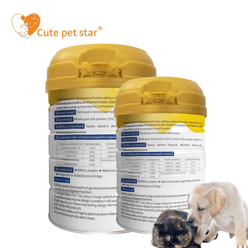 Goat Milk Powder - Colostrum Vitamins Puppy Kitten Premium Dog Cat Health Supplement