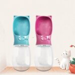 Pet Water Fountain - Outdoor Eco-Friendly Plastic Portable Dog Drinking Bottle