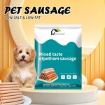 Premium Pet Ham Sausage - High-Protein Fresh Meat Four Flavors Dog Cat Treats