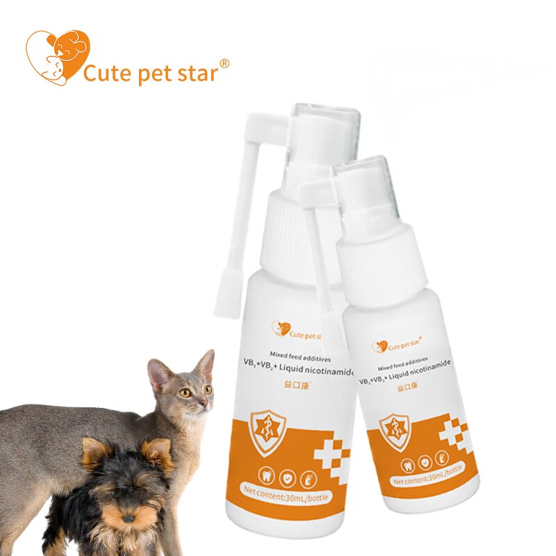 Pet Breath Refresher - Modern Antibacterial Cat Dog Tooth Deodorant Mouth Cleaning