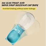 Dog Water Bottle - 300ML 550ML Portable Filter Foldable Pet Drinking