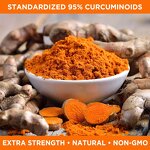 Turmeric Curcumin Capsules - Black Pepper Ginger BioPerine Natural Joint Support