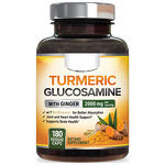 Turmeric Curcumin Capsules - Black Pepper Ginger BioPerine Natural Joint Support