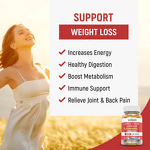 Turmeric ACV Gummies - OEM Dietary Supplement Detox Fat Burning Belly Slimming for Adult