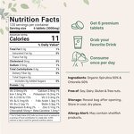 Chlorella Spirulina Tablet - Organic Chlorophyll Vegan Protein Digestive Function