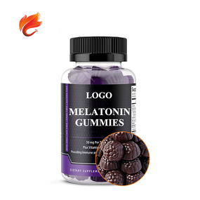 Melatonin B6 Gummies - Vegan Dietary Supplement Promote Relaxation Fast Sleeping Well