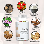 Booty Enlargement Gummies - Private Label Vegan Buttock Breast Hip Booster for Women