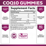 CoQ10 Gummies - Coenzyme Q10 Cellular Energy Antioxidant Max Absorption Support