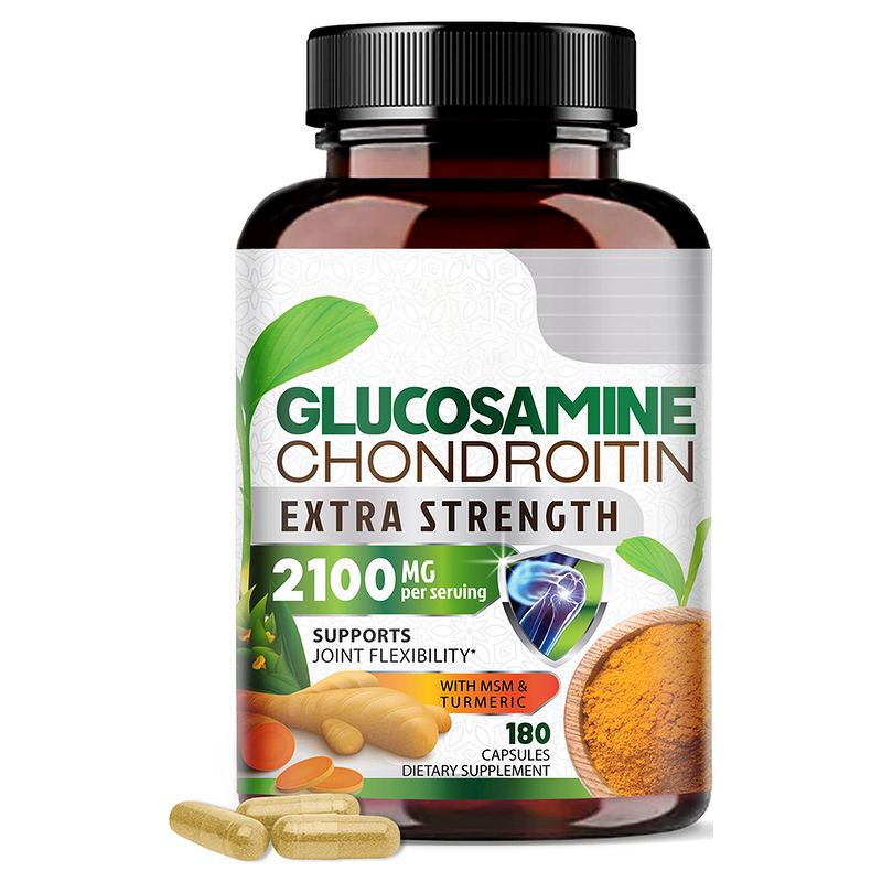 Glucosamine Chondroitin Capsules - Quercetin Turmeric MSM Joint Mobility Support