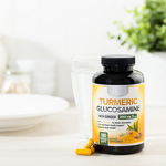 Turmeric Curcumin Capsules - Black Pepper Ginger BioPerine Natural Joint Support