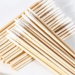 美甲棉签生产商-100支木质清洁棒