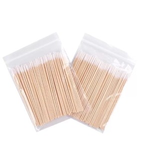 Cotton Swabs Manufacturer - 100Pcs Pointed Wooden Handle