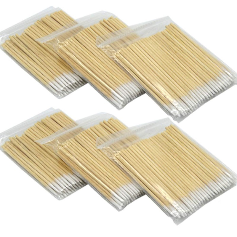 Disposable Cotton Swab Factory - 100 PCS Pointed Tip Wood