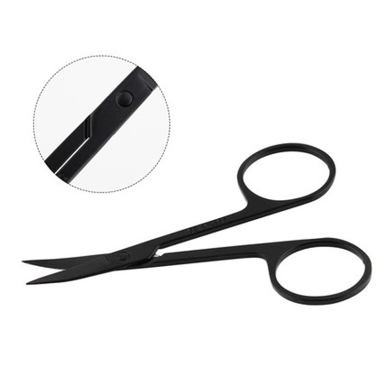 Eyebrow Scissors Supplier - Mini Black Stainless Steel
