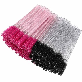 Disposable Mascara Wand Supplier - 50 Pcs Crystal Brush