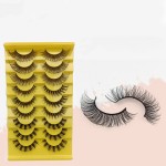 俄罗斯睫毛供应商-3D貂毛可重复使用蓬松