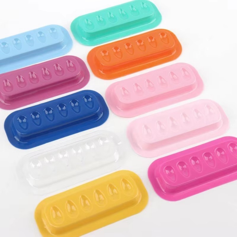 Eyelash Glue Holder Factory - Disposable Plastic Gasket Pad