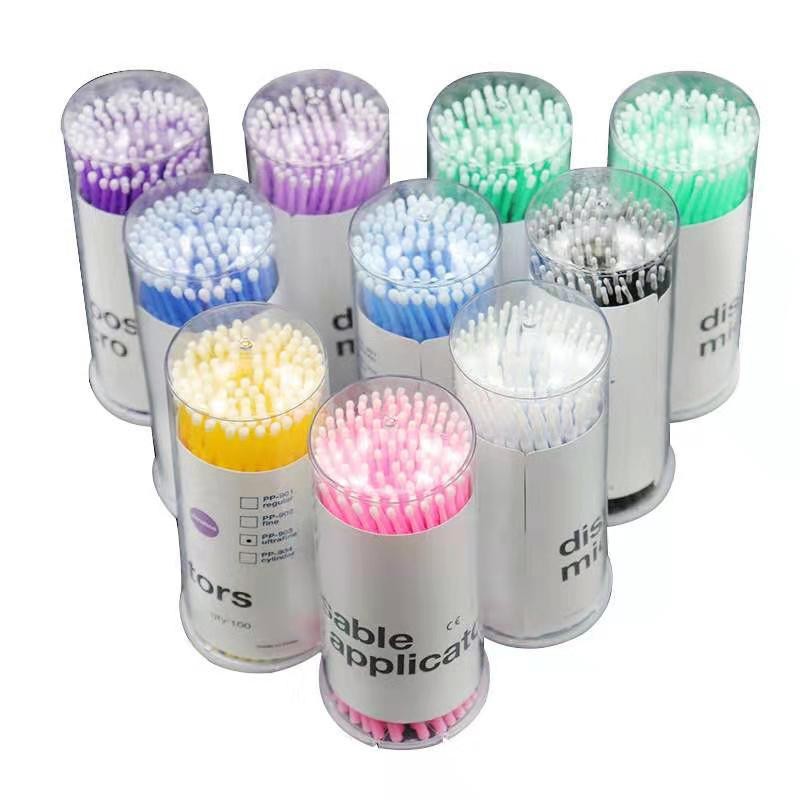 Micro Brush Supplier - Colorful Disposable Lash Swab