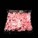 一次性胶环工厂-100只粉色塑料固定座