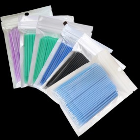 Beauty Cotton Swab Supplier - 100pcs Sterile Colorful Stick