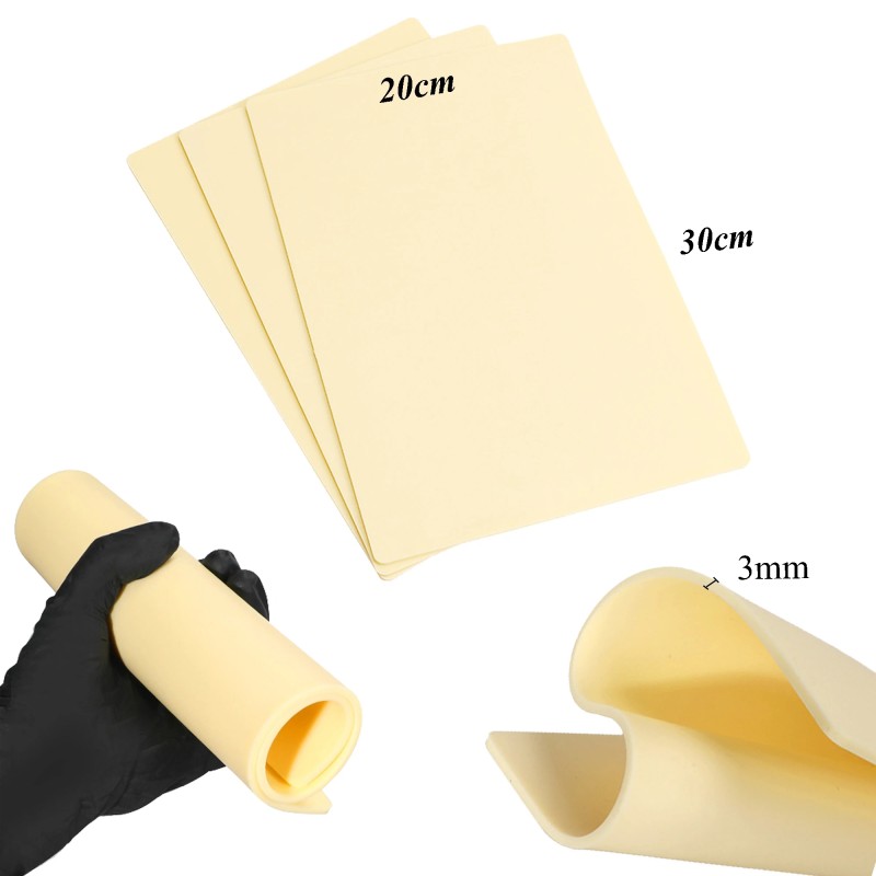 Microblading Practice Skin Factory - A4 Size Double Sides