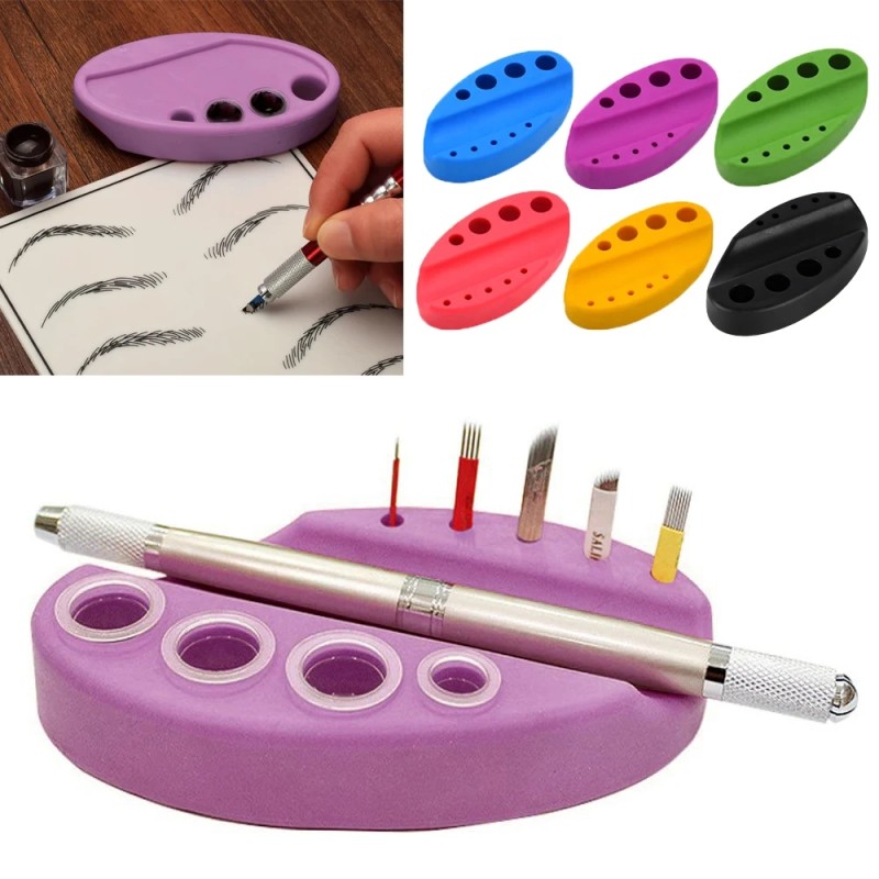 Tattoo Machine Holder Manufacturer - Silicone Pen Stand Ink Cup
