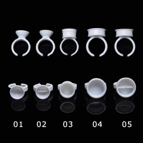 胶环供应商-100只美甲固定杯