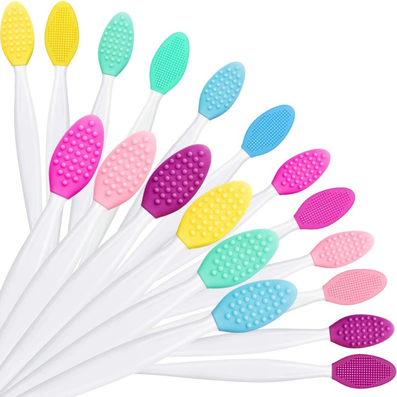 Silicone Lip Brush Factory - 6 Colors Double-sided Scrub