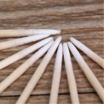 美甲棉签生产商-100支木质清洁棒