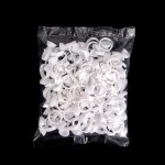 睫毛胶环生产商-100只一次性白色固定座