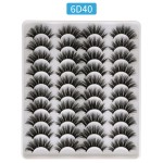 假睫毛包装工厂-20对3D貂毛睫毛