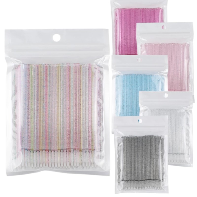 Eyelash Cleanser Brush Supplier - 100pcs Disposable Applicators