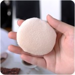 圆形化妆海绵工厂-柔软天鹅绒粉扑
